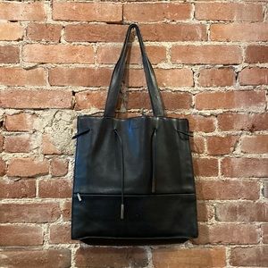 Gucci Black Leather Tote/Shoulder Bag